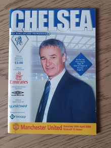 Chelsea v Manchester United Match Programme