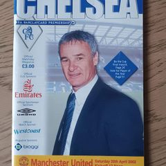Chelsea v Manchester United Match Programme