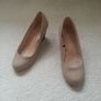Cream Wide Fitting Wedge Heel Image 4