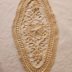 Antique handmade lace doilies