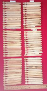 Wooden Craft Pegs (72)