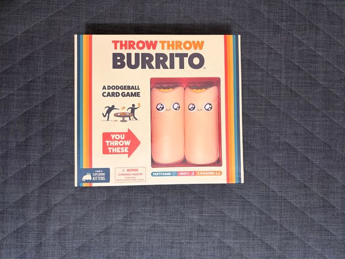 Throw Throw Burrito dodgeball card game