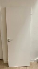 White Solid Wood Door