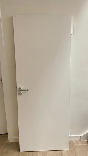 White Solid Wood Door