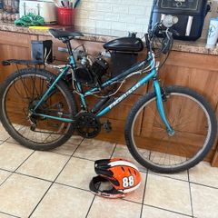 Engine Bike, Runs Smooth, Helmet Included!!