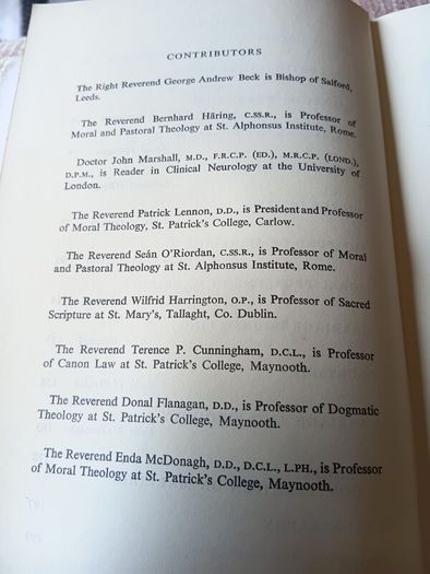 The Meaning of Christian Marriage 1963 Enda McDonagh