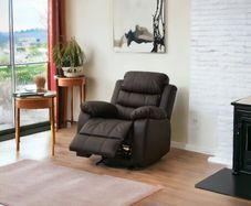 Black Friday Bargain Recliner Chair Brown and light brown