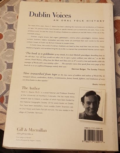 Dublin Voice's: An Oral Folk History by Kevin C. Kearns