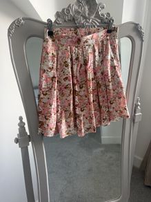 Stradivarius Floral Skirt size S