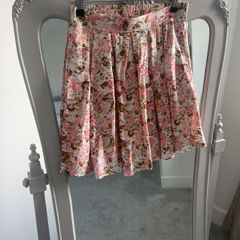 Stradivarius Floral Skirt size S