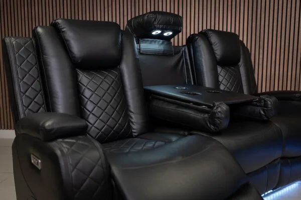 Ashbyrne electric Recliner Sofa black