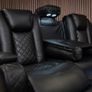 Ashbyrne electric Recliner Sofa black Image 3