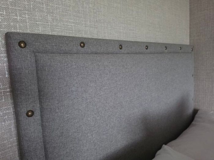 Grey Double Stud bed like new