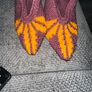 handmade knitting slippers Image 7