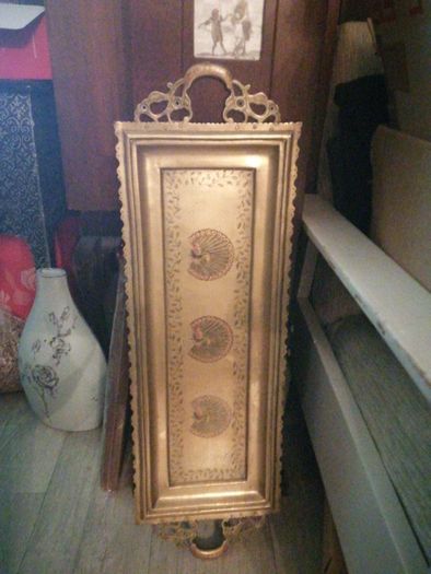 Vintage brass tray