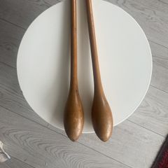 Vintage Hand Turned Wooden Juggling Pins