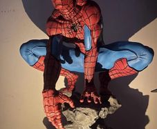 Spiderman statue