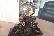 Vintage Cherub Mantel Clock by Academy