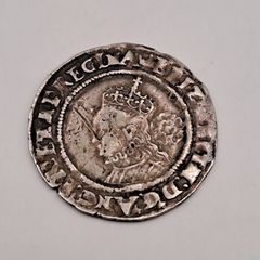 1569 Elizabeth I Silver Sixpence