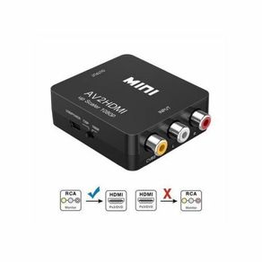 Av/rca Cvbs To Hdmi Adapter 1080p Video Converter Av2hdmi Hdtv