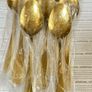 New Gold cutleru 5 pc x 10 sets Dining knife Fork Spoon Dessert spoon Salad fork Image 10