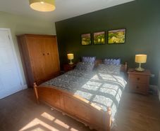 Solid pine five-piece bedroom suite