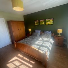 Solid pine five-piece bedroom suite