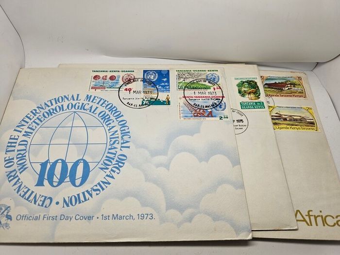 Africa First Day Covers x5 1977 1975 1973 Not Used