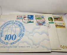 Africa First Day Covers x5 1977 1975 1973 Not Used