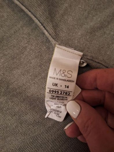 Ladies M&s Green Cardigan