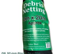 Windbreaker netting 2m x 20m (6'6''x 65'6'') Black
