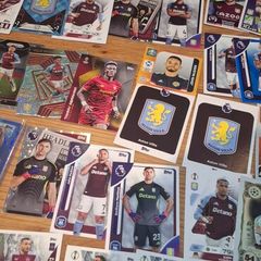 Aston Villa football card stickers Watkins Auto