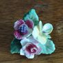 Vintage Bone China Brooch. Image 3