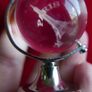 3d Laser Engraved Crystal Sphere with a Sandblasted Image 8