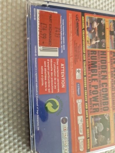 Ready 2 Rumble Boxing Sega Dreamcast Arcade Retro Games Original