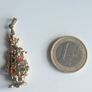 Vintage 9ct gold articulated clown pendant 6.24g Image 8