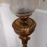 Antique brass oil lamp Image 2