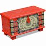 Storage Chest Red Mango Wood 80x40x45 cm Image 6
