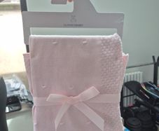 Dunnes pink baby blanket, new with tags