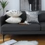 Cushion Covers,Cushion Covers 45 x 45 set of 4 Grey Square Throw Pillow Case cushion covers 18x18 4Pack For Outdoor Patio Garden Blench Living Room Sofa Farmhouse Decor Image 3