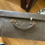 Vintage leather hardback suitcases Image 6