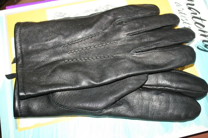 Men's Designer Genuine Leather Winter Warm Driving Gloves