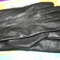 Men's Designer Genuine Leather Winter Warm Driving Gloves