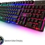 Gaming Keyboard and Mouse and Mouse pad and Gaming Headset, Wired LED RGB Backlight Bundle for PC Gamers Users - 4 in 1 Gift Box Edition Hornet RX-250 Image 3