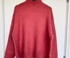 NEW George Pink Wool Blend Oversized Jumper M UK 12-14