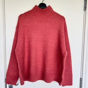 NEW George Pink Wool Blend Oversized Jumper M UK 12-14