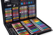 118 Piece Junior Artist Case - Painting and Colouring Set for Kids - Kids Art Set - Arts and Crafts for Kids (FREE POSTAGE)