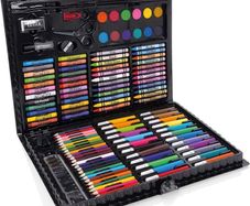 118 Piece Junior Artist Case - Painting and Colouring Set for Kids - Kids Art Set - Arts and Crafts for Kids (FREE POSTAGE)