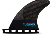 Futures QD2 3.75 Small Blackstix Quad Rear Surfboard Fins - Black