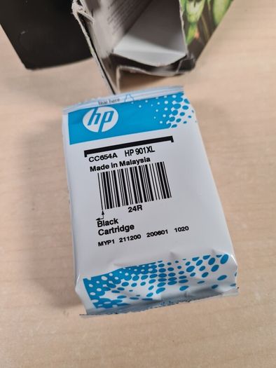 2 X Hp 901xl Black Printer Ink Cartridge Brand New Sealed